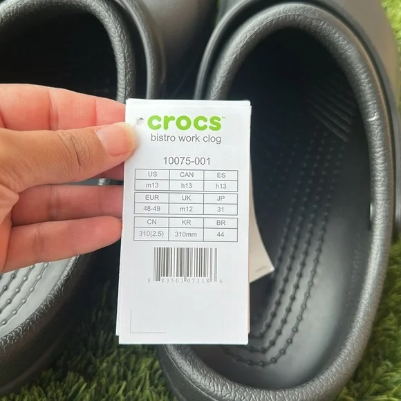 Crocs Adult Bistro Clogs Slip Resistant Work Shoes unisex Mens 13 or Women’s 15 - Picture 5 of 6